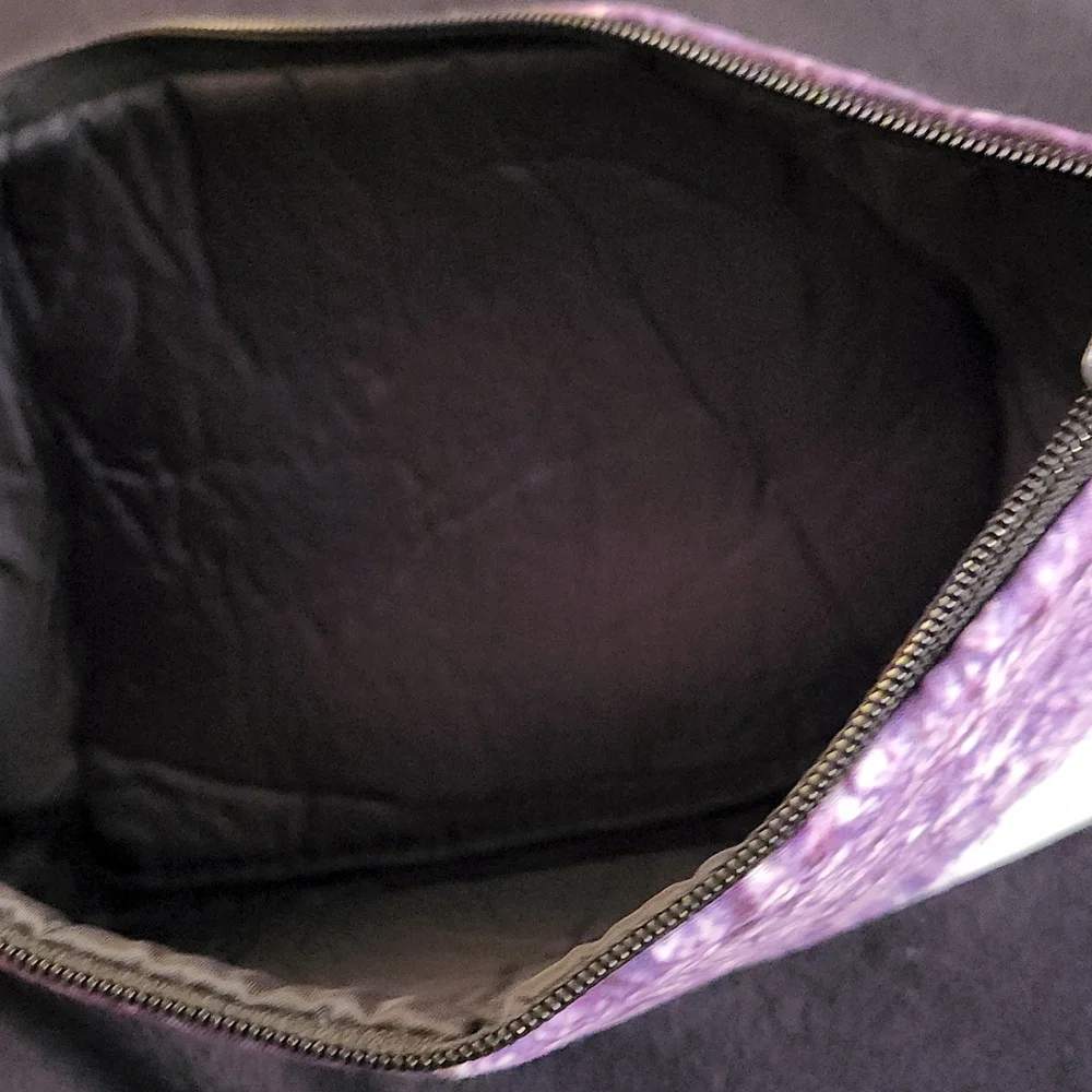 NEW- Cosmetic bag- Tree, purple